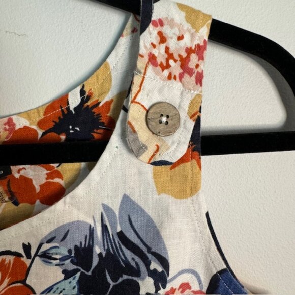 Charlie B Linen Sleeveless Floral Print Dress Size XS NEW!!!! - Picture 6 of 7